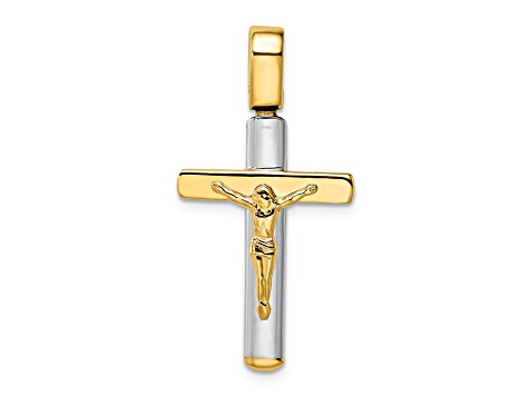 Unisex Yellow Gold 9ct (375, 9K) High Quality Jesus Christ Crucifix Pendant