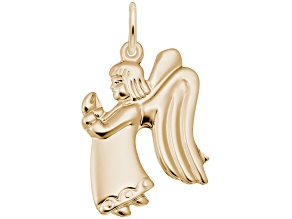 14K Yellow Gold Angel Charm
