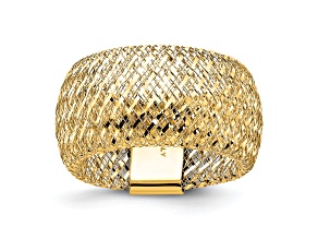 10k Yellow Gold Stretch Ring