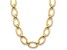 18K Yellow Gold 17.4mm Oval Link 16.5-inch Necklace