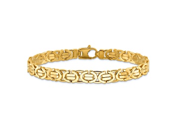 Picture of 14K Yellow Gold Polished Fancy Link Bracelet