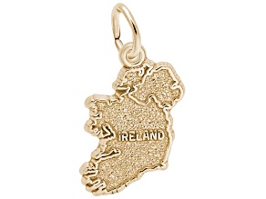 14K Yellow Gold Ireland Charm