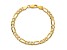 14K Yellow Gold 6.25mm Flat Figaro Chain Bracelet