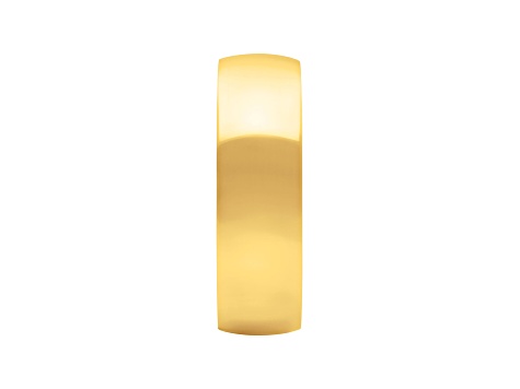 6mm Lightweight Men's Wedding Band in 10k Yellow Gold