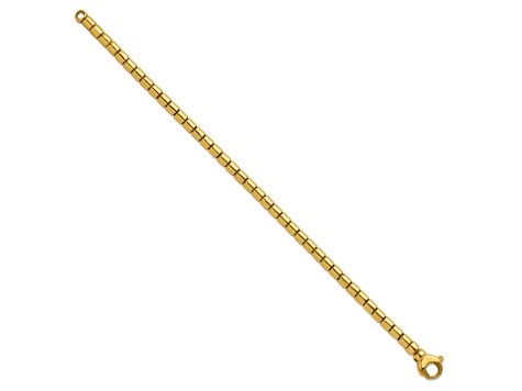 14K Yellow Gold 4.8mm ID Oval Link 8 inch Bracelet