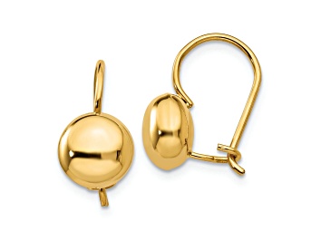 Picture of 14k Yellow Gold Polished Dangle Earrings