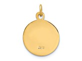 14K Yellow Gold Holy Spirit Medal Charm