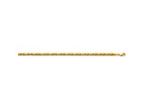 14K Yellow Gold 4mm Byzantine Chain Necklace