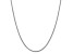 14K White Gold 1mm Franco Chain Necklace