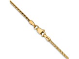 14K Yellow Gold 1.6mm Round Snake Chain Necklace