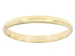 10K Yellow Gold 2MM Polished Comfort Fit Band Ring
