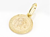 10K Yellow Gold Saint Christopher Medal Pendant