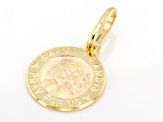 10K Yellow Gold Saint Francis Medal Pendant
