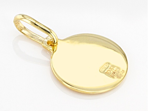 10K Yellow Gold Saint Francis Medal Pendant