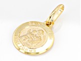 10K Yellow Gold Saint Joseph Medal Pendant