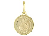 10K Yellow Gold Saint Thaddeus Medal Pendant