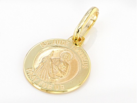 10K Yellow Gold Saint Thaddeus Medal Pendant