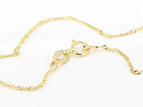 10K Yellow Gold Diamond-Cut 0.95MM 