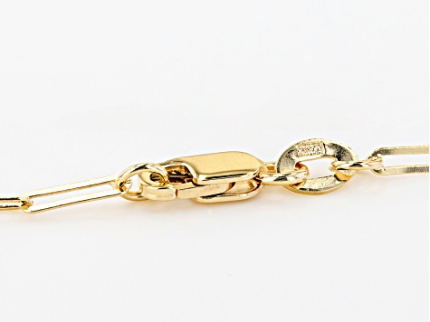 10K Yellow Gold 1.7MM Paperclip 24 Inch 