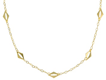 Mia Diamonds 10k Yellow Gold 1.8mm Diamond-Cut Cable Chain Necklace