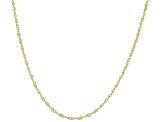 14K Yellow Gold Diamond-Cut Singapore Chain