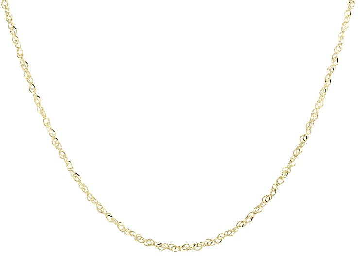 Dainty solid 14k gold buy polished Valentino 22 inches chain