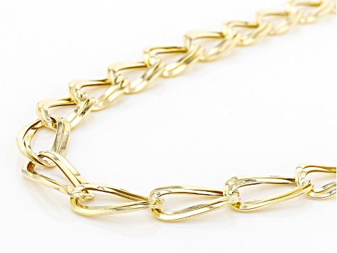 10K Yellow Gold Mirror Signora Necklace