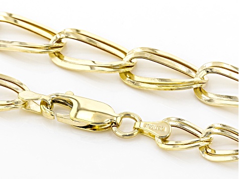 10K Yellow Gold Mirror Signora Necklace
