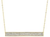 10K Yellow Gold Brilliamo™ Bar Necklace