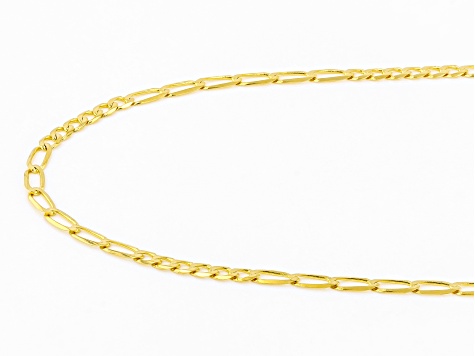10K Yellow Gold 2.3MM Diamond-Cut Curb Chain