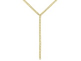10K Yellow Gold Hollow Curb Y-Necklace