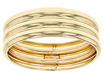 Picture of 10K Yellow Gold Multi-Row Band Ring