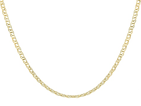 10K Yellow Gold 1.8MM Marquise 18 Inch Chain