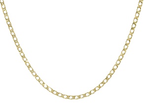 10K Yellow Gold 1.8MM Marquise 24 Inch Chain