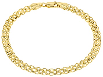 Picture of 10k Yellow Gold Bismark Link Bracelet
