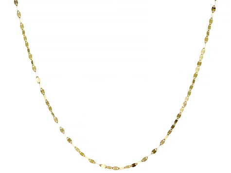 10k Yellow Gold Valentino Link Chain With Toggle Bar Clasp