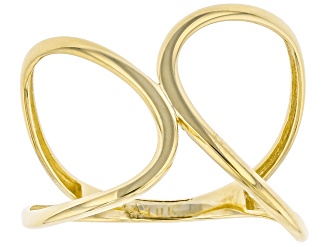 10k Yellow Gold Open Design Ring