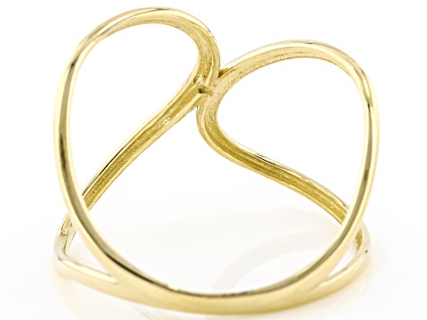 10k Yellow Gold Open Design Ring