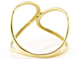 10k Yellow Gold Open Design Ring