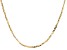 10k Yellow Gold Light Braided Herringbone Necklace