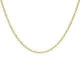 10k Yellow Gold Oval Link 20 Inch Chain