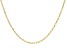10k Yellow Gold Oval Link 24 Inch Chain
