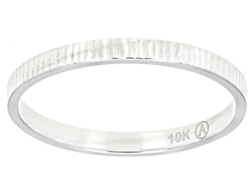 Picture of 10K White Gold 2mm Polished Band Ring