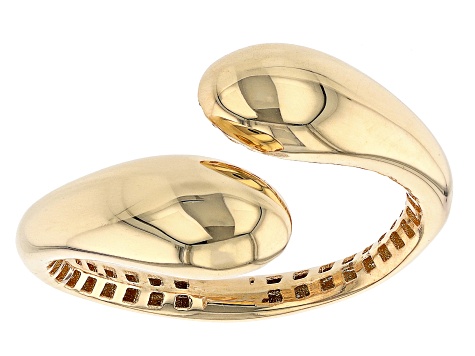 10K Yellow Gold Bypass Ring