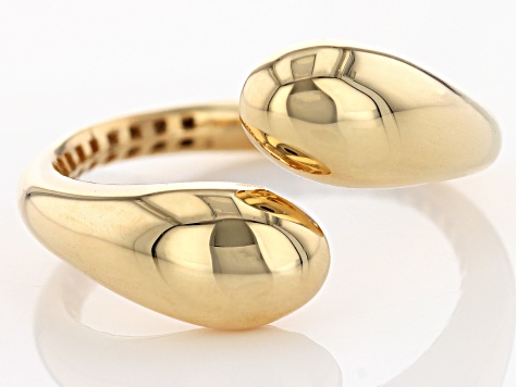 10K Yellow Gold Bypass Ring