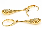 10K Yellow Gold Grande Drop Earrings