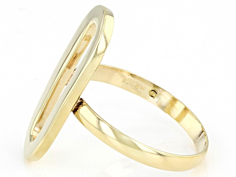 10k Yellow Gold Oval Ring - AU1527 | JTV.com