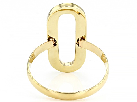 10k Yellow Gold Oval Ring - AU1527 | JTV.com