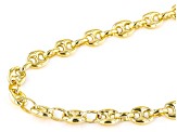 10k Yellow Gold High Polished Mariner Link 20 Inch Chain