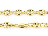 10k Yellow Gold High Polished Mariner Link 20 Inch Chain
